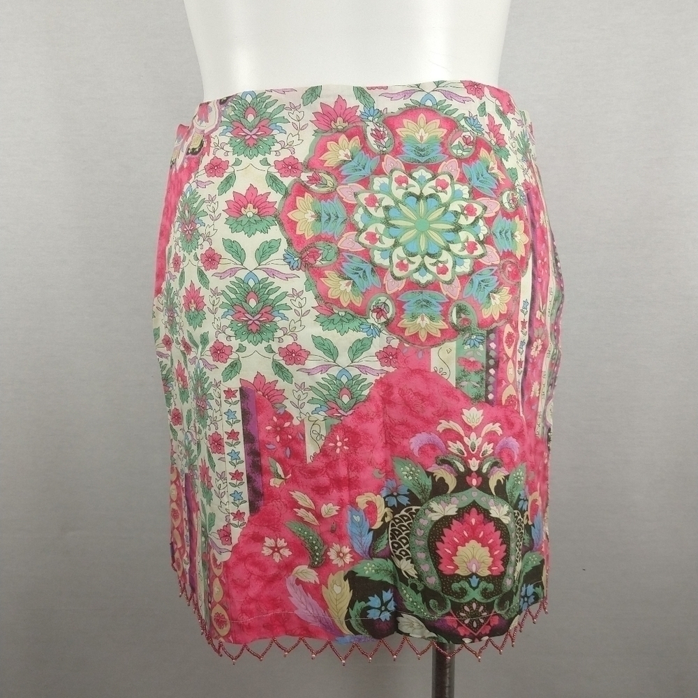 Boston Proper Floral skirt - Picture 3 of 10